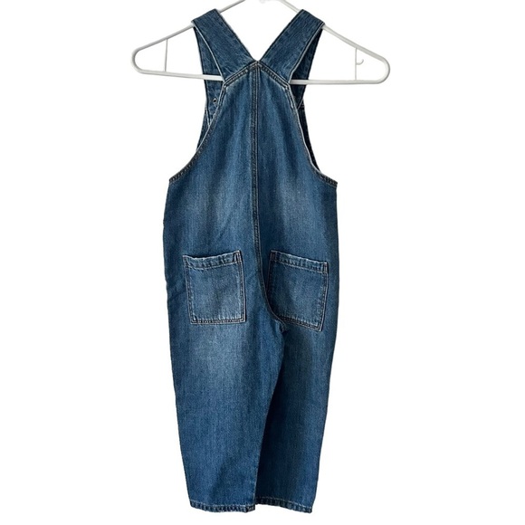 Zara Indigo Denim Jean Overalls Size 4-5 Years - Picture 2 of 11